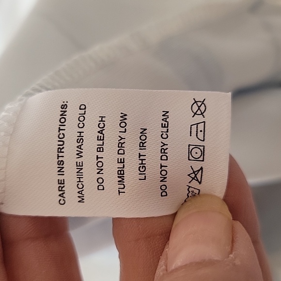 Unbranded Size M White w/ Blue Floral Tiered / Layered-Look Tank Sleeveless Top - Picture 12 of 12